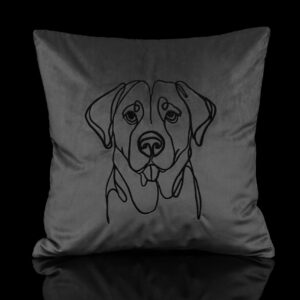 GUSTAS SALDYS dekoratyvinė pagalvėlė pagalvėlės siuvinėta pagalvėlė pagalvėlės su šunimis dekoratyvinė pagalvėlė su gyvūnais išskirtinio dizaino pagalvėlės