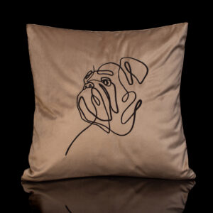 GUSTAS SALDYS dekoratyvinė pagalvėlė pagalvėlės siuvinėta pagalvėlė pagalvėlės su šunimis dekoratyvinė pagalvėlė su gyvūnais išskirtinio dizaino pagalvėlės