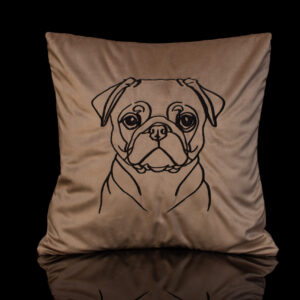GUSTAS SALDYS dekoratyvinė pagalvėlė pagalvėlės siuvinėta pagalvėlė pagalvėlės su šunimis dekoratyvinė pagalvėlė su gyvūnais išskirtinio dizaino pagalvėlės