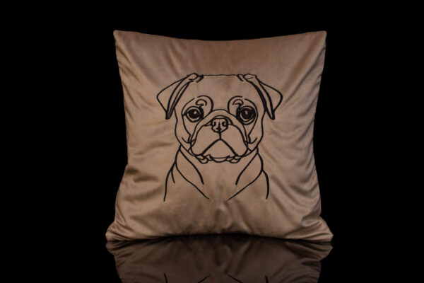 GUSTAS SALDYS dekoratyvinė pagalvėlė pagalvėlės siuvinėta pagalvėlė pagalvėlės su šunimis dekoratyvinė pagalvėlė su gyvūnais išskirtinio dizaino pagalvėlės