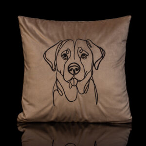 GUSTAS SALDYS dekoratyvinė pagalvėlė pagalvėlės siuvinėta pagalvėlė pagalvėlės su šunimis dekoratyvinė pagalvėlė su gyvūnais išskirtinio dizaino pagalvėlės