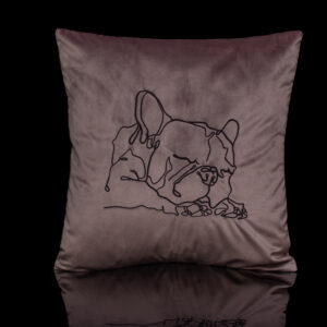 GUSTAS SALDYS dekoratyvinė pagalvėlė pagalvėlės siuvinėta pagalvėlė pagalvėlės su šunimis dekoratyvinė pagalvėlė su gyvūnais išskirtinio dizaino pagalvėlės