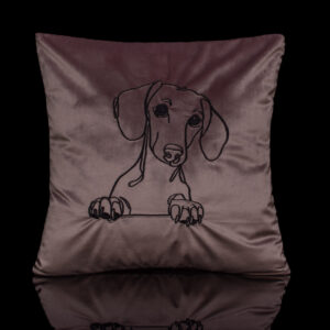 GUSTAS SALDYS dekoratyvinė pagalvėlė pagalvėlės siuvinėta pagalvėlė pagalvėlės su šunimis dekoratyvinė pagalvėlė su gyvūnais išskirtinio dizaino pagalvėlės